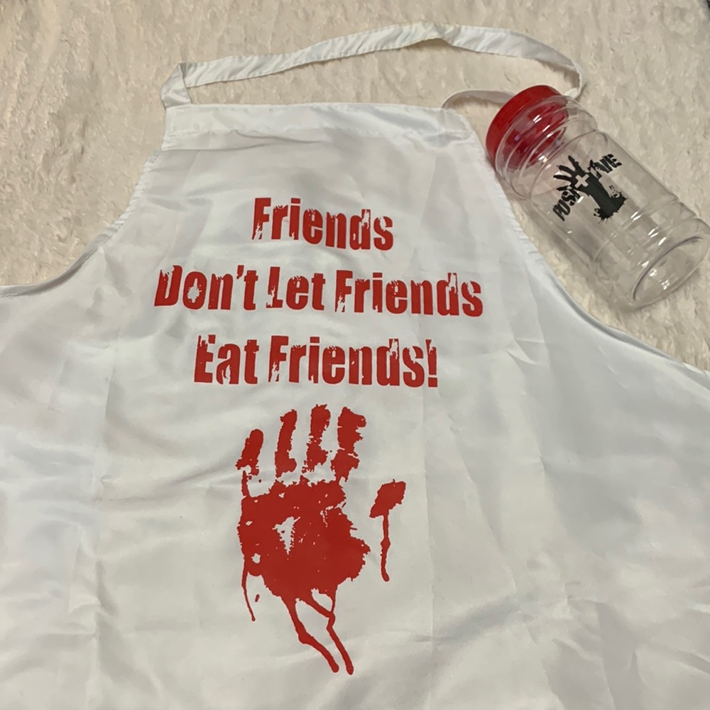 Zombie Horror Apron & Water Bottle